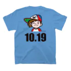 バッファ君  goods【近鉄バファローズ／1976-1996】の【10.19】Buffa君-A＊背面印刷です。 スタンダードTシャツの裏面