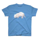 レイにーの忍び歩き白猫 Regular Fit T-Shirt