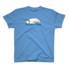 Dog Drawer Drawn by Dogの寝る犬は育ちすぎる？ Regular Fit T-Shirt