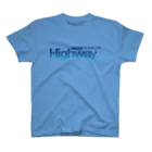 特製飯屋Highway（着なさい）の深海色_リッチモンド２番街_Highwayロゴ入り スタンダードTシャツ