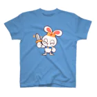 レタ(LETA)のぽっぷらうさぎ(勇敢！) Regular Fit T-Shirt