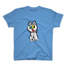 エマメ本舗のオッドアイの白猫エマメちゃんグッズ Regular Fit T-Shirt