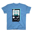 mochaliのRetro Game◆blue bear スタンダードTシャツ