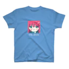 可愛い研究所 SUZURI部のレトロなピンクちゃん Regular Fit T-Shirt