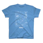 menemeneのAQUARIUM CIRCUS -white line- スタンダードTシャツ