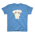 🌈キクチンのおみせやさん🌈のチューリップを持ったぎょーさわくん Regular Fit T-Shirt