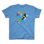 HIGEQLOのGO CLIMB PANDA スタンダードTシャツ