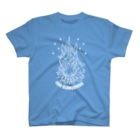 7IRO GLAMOUROUSのノエル・デストロイ・クラッシャー線画Tシャツ濃色 Regular Fit T-Shirt