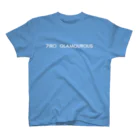 7IRO GLAMOUROUSの※ノエルあり白文字 7IRO GLAMOUROUSシンプルロゴ  Regular Fit T-Shirt