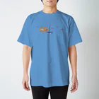 おちりバッグおわらいげきじょうの海の中のおちりたち スタンダードTシャツ