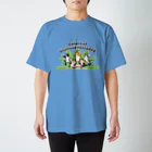 Airy BlueのColors of Shetland sheepdog　日本語ロゴVer. Regular Fit T-Shirt