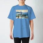 寿めでたや(ukiyoe)の日本画：Fuziyama 吉田博_冨士拾景 河口湖 Regular Fit T-Shirt