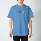 grk0 🌟ウサギのチャとシロ〜時々カッパのFrozen Shoulder Regular Fit T-Shirt