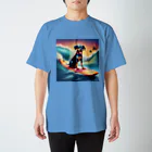 jimeryのサーフィンドッグ1 Regular Fit T-Shirt