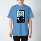 mochaliのRetro Game◆blue bear スタンダードTシャツ