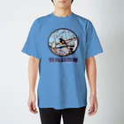 アニマル四字熟語のジョウビタキ　野鳥観察隊　日本の野鳥　 Regular Fit T-Shirt