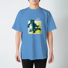 西廻りのサメとシャチのぬいぐるみ（Croc a smile!） Regular Fit T-Shirt