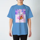 くまきちショップやさんのたまご温める スタンダードTシャツ