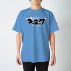 ギャネック屋のギャネックのロゴ　黒白（濃色推奨） スタンダードTシャツ