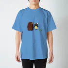 ぺけ丸のコウテイペンギンの赤ちゃん　 スタンダードTシャツ