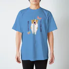 コヌイのアトリエのコーギー犬のナナ【ベージュ】 スタンダードTシャツ