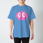 流星街くらげやのシンプルカラーくらげ ピンク(しろめアリ) Regular Fit T-Shirt