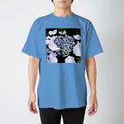 Nojuさんのアジュレイの森のあじさいとミツバチ Regular Fit T-Shirt