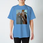 ラペルデラヒーバの猫のしんのすけ Regular Fit T-Shirt