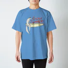 猫とネコ犬のボルゾイ 夏を楽しむゾイ Regular Fit T-Shirt