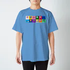 IOST_Supporter_CharityのIOST【迷彩ロゴ】カラフルデザイン Regular Fit T-Shirt