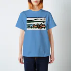 寿めでたや(ukiyoe)の葛飾北斎_冨嶽三十六景　駿州大野新田 Regular Fit T-Shirt