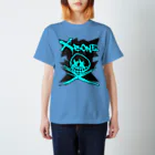 Ａ’ｚｗｏｒｋＳのRAKUGAKIXBONE TRQonBLK スタンダードTシャツ