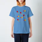 nhiskinnyのblue スタンダードTシャツ