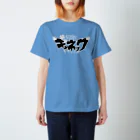 ギャネック屋のギャネックのロゴ　黒白（濃色推奨） スタンダードTシャツ