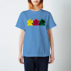 LucyDiamondのスリー・ミープルズ（横） Regular Fit T-Shirt