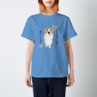 コヌイのアトリエのコーギー犬のナナ【ベージュ】 スタンダードTシャツ