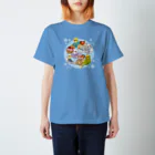 あにまるめいとのケーキとセキセイインコ Regular Fit T-Shirt