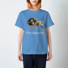 いきもの大好き！ほほえみフレンズのカルガモがごはんを探してる スタンダードTシャツ