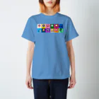 IOST_Supporter_CharityのIOST【迷彩ロゴ】カラフルデザイン スタンダードTシャツ