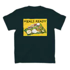 南インド料理ダールのMEALS READY（背側プリント） Regular Fit T-Shirtの裏面