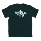 Noa Leaのoriginal T-shirt(GREENNAVY) スタンダードTシャツの裏面