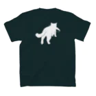 猫社謹製のどら猫かつお（フロント） スタンダードTシャツの裏面