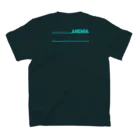 背中でアピールしてるのANEMIA 貧血 Regular Fit T-Shirtの裏面