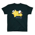 ゆるころ小屋/SUZURI店のお星様とシマエナガ☆ Regular Fit T-Shirt