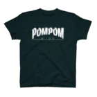 mf@PomPomBlogのThrasher Pom Pom Blog Logo（white） Regular Fit T-Shirt