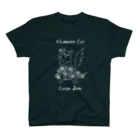 フラメンコキャットのフラメンコキャットCarpe diem（水玉スカート）濃色生地用 スタンダードTシャツ