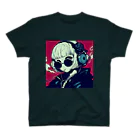 zaisuのサングラス女子 スタンダードTシャツ