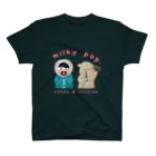 milky pop.のエスキモーくんとラム スタンダードTシャツ