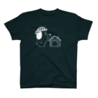 I11ustrationの犬小屋の経営者（しろせん） スタンダードTシャツ