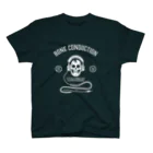 Little Machoの骨ヘッドホン　白 Regular Fit T-Shirt